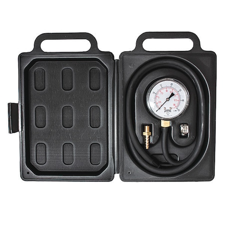 Low Pressure Gas Test Kit, 0 to 35 psi, 2 1/2 in Dial, 1/4 in Hose Barb Hose Barb, Bottom Location MPN:PLT35