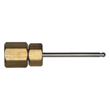 Gauge Adapter, 0 to 1000 psi psi, 1/4 in Brass Case Material MPN:STP003