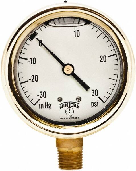 Pressure Gauge: 2-1/2