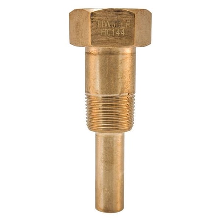 Thermowell, UNEF, Brass, Male MPN:TIW03LF