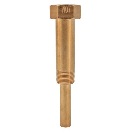 Thermowell, UNEF, Brass, Male MPN:TIW07LF