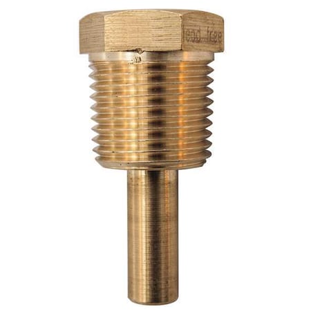 Thermowell, NPT, Brass, Male MPN:TSW65LF