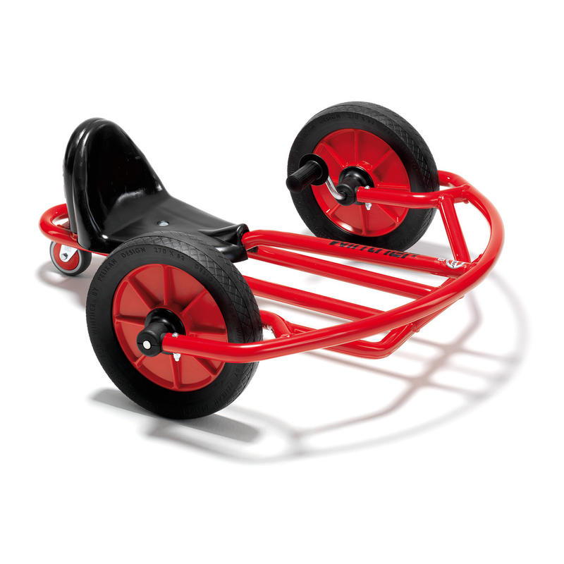 Winther Swingcart, Ages 3-8, 28 1/4inH x 11 5/16inW x 27 3/8inD, Red MPN:WIN464