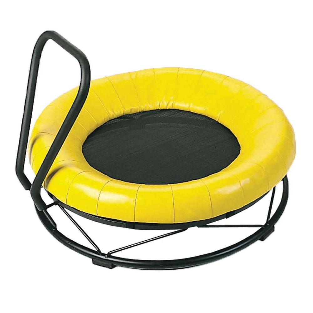 Gonge Mono Trampoline, 12-1/8inH x 40-1/2inW x 40-1/2inD, Yellow/Black MPN:WING2400