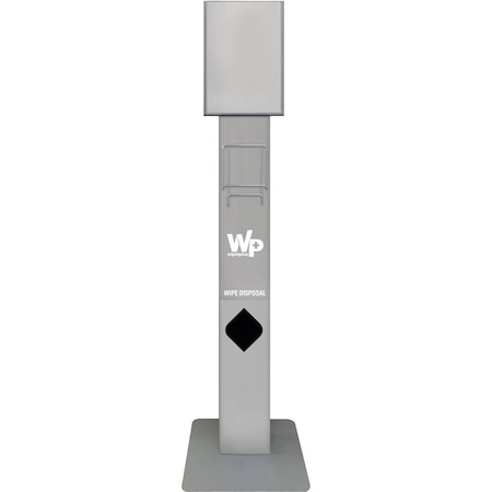 The Cart Wipe Stand, 14.6 in, Gray MPN:38002