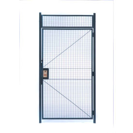WireCrafters® RapidWire™ Woven Wire Hinge Door 4'W x 7'H 8' 5-1/4