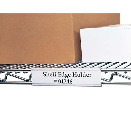 Index Wire Rack Label Holder 12in., pk12 MPN:WR-1212