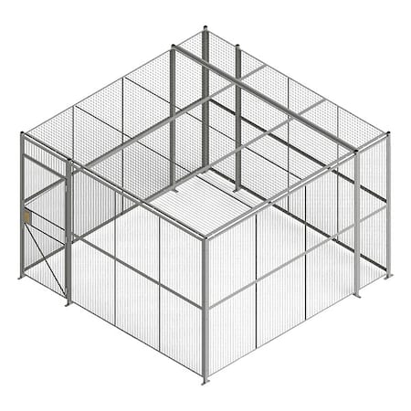 Welded Wire, 4 sided, hinge door, ceiling MPN:12124CRW