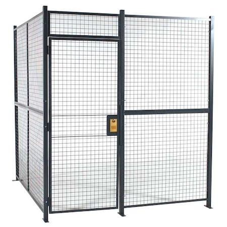 Welded Wire Partition, 2 Sided, Hinge Door MPN:882RW