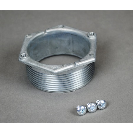 Locking Nipple, Gray, Aluminum MPN:1124L-1