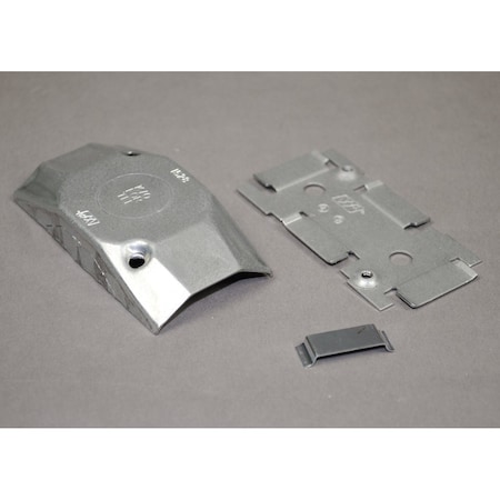 Utility Box Fitting, Gray, Steel MPN:1528