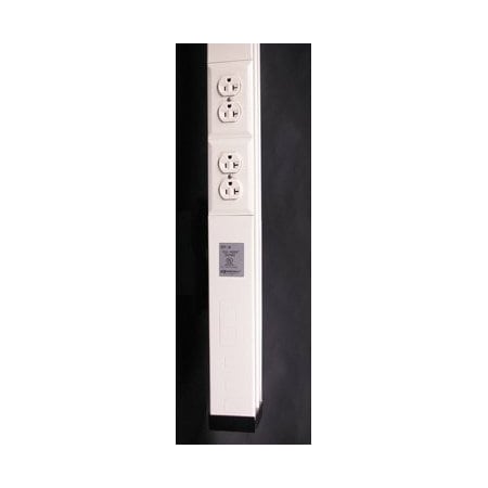 Service Pole, 2-3/4in., Steel, Ivory MPN:30TP-4V