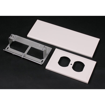 Duplex Receptacle Cover, Ivory, Steel MPN:30TP-B