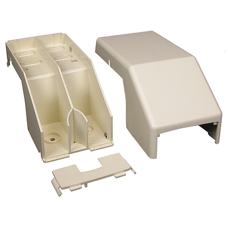 Divided Transition Fitting, White, PVC MPN:40N2F74WH