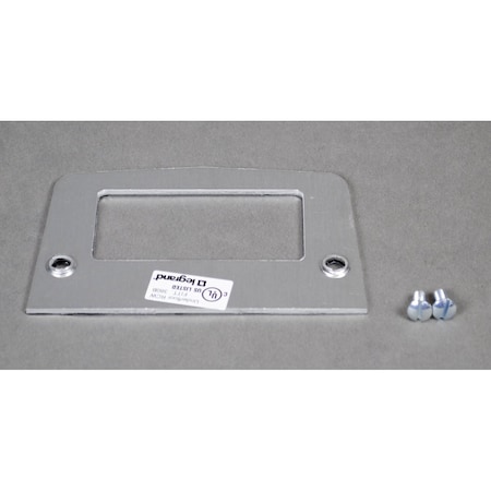 GFCI Faceplate Fitting, Gray, Aluminum MPN:500-GFI