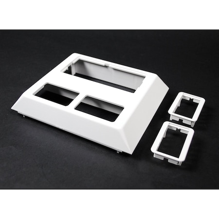 Deep Plate Fitting, White, PVC MPN:5007C-2ABWH