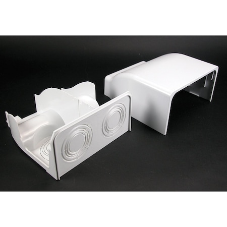 Radiused Divided Ent Cap Fittng, Ivry, PVC MPN:5410DFO