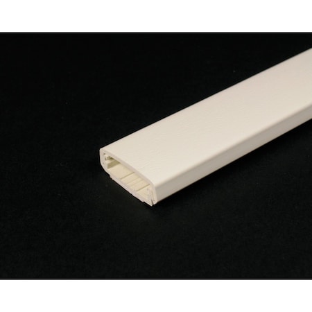 Base & Cover Raceway, 800 Series, 1 Channel, White MPN:800BAC-WH