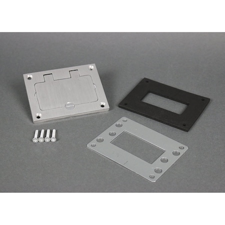 GFI Cover Plate, Aluminum, For OmniBox MPN:828GFITCAL