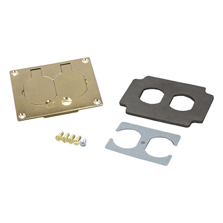 Duplex Cover Plate, Brown, Brass MPN:828R