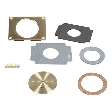 Communications Cover Plate, Brown, Brass MPN:829CK-1