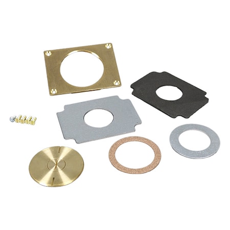 Communications Cover Plate, Brown, Brass MPN:829CK-1/2