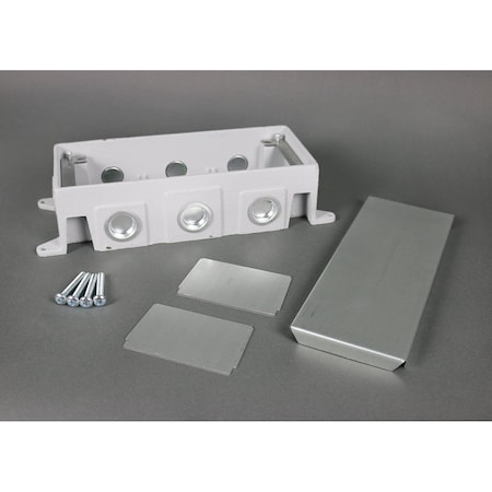 Floor Box, Gray, Cast-Iron MPN:880CS3-1