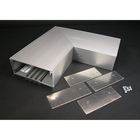 Flat Elbow Fitting, Gray, Aluminum MPN:AL5211