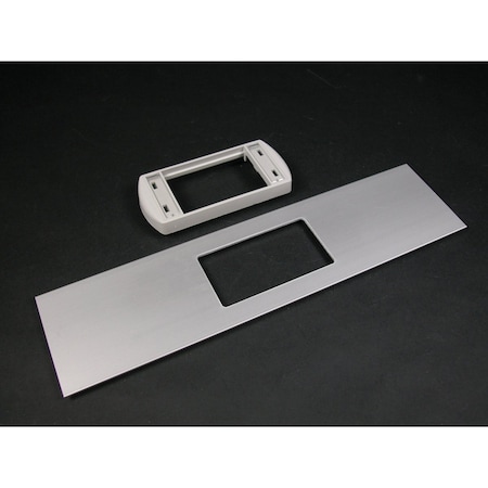 Low Prof Adapter Covr Plate, Gray, Aluminm MPN:ALA-LPB3S2