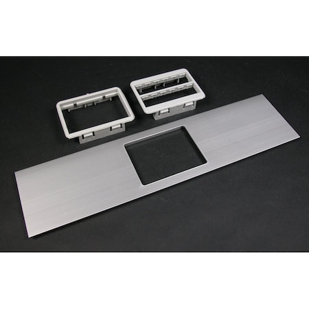 Open Cover Plate, Gray, Aluminum MPN:ALA-MABRT