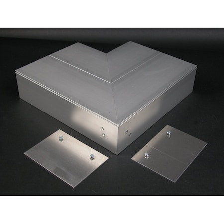 Flat Elbow Fitting, Gray, Aluminum MPN:ALA4811