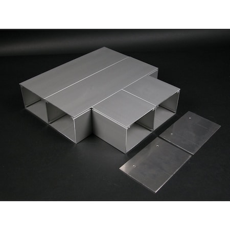 Tee Fitting, Gray, Aluminum MPN:ALA4815