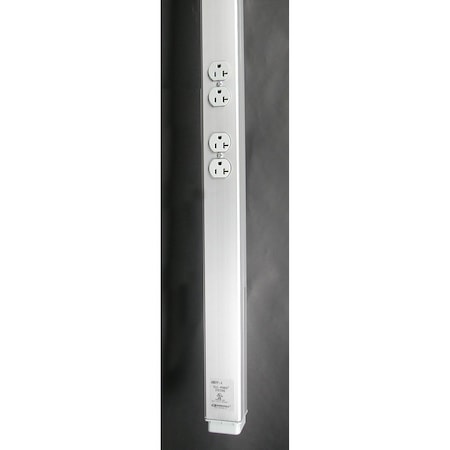 Service Pole, 2-5/16in., Aluminum MPN:AMDTP-4