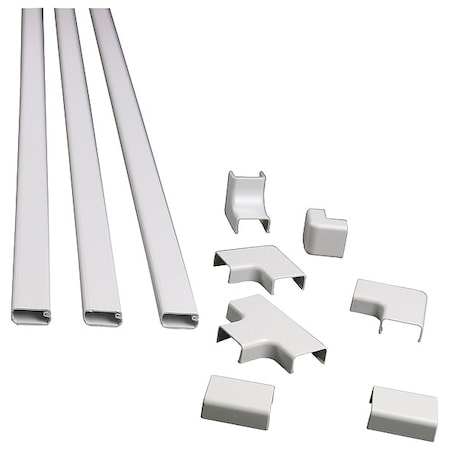 Cord Covering Kit, White, Plastic MPN:C210