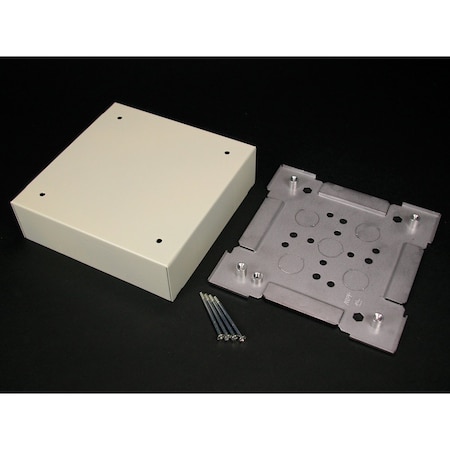Utility Box Fitting, Gray, Steel MPN:G3028