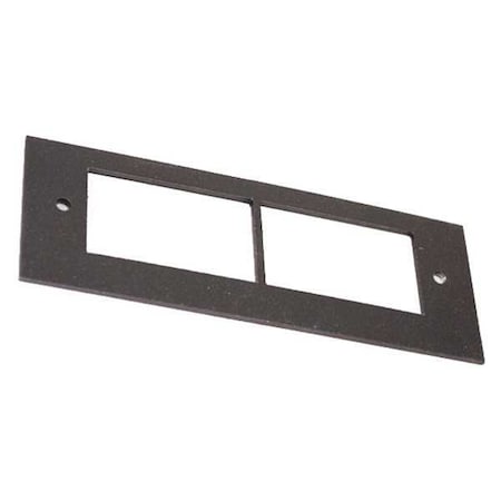 Communications Plate, Black, Steel MPN:OFR47-2A