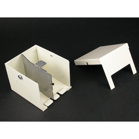 Entrance End Fitting, Ivory, Steel MPN:V2410D