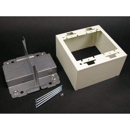 Divided Box Fitting, Ivory, Steel MPN:V2444D-2N