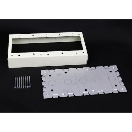 Five Gang Box Fitting, Ivory, Steel MPN:V5748-5