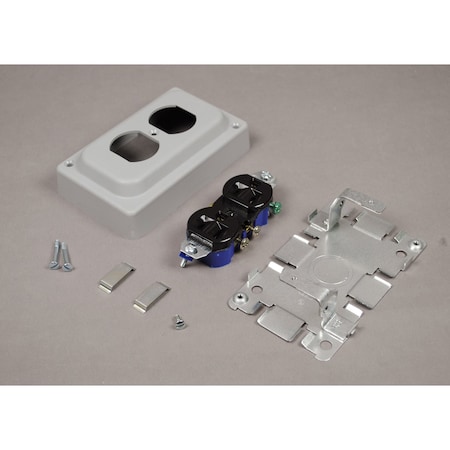 15A 125V Duplex Receptacle Box And Cover MPN:1543GL
