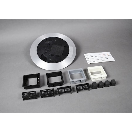 Poke-Through Box, Wiring Box Type, Round Shape MPN:AV3CTCBK