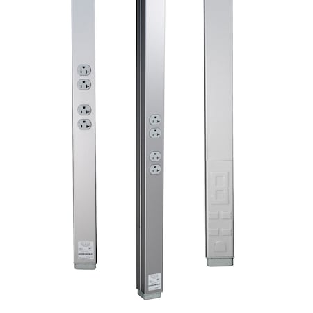 Pole Extender, 117 in. H x 2.3 in. W x 2-1/4 in. L, Steel MPN:25DTP-E10-DG