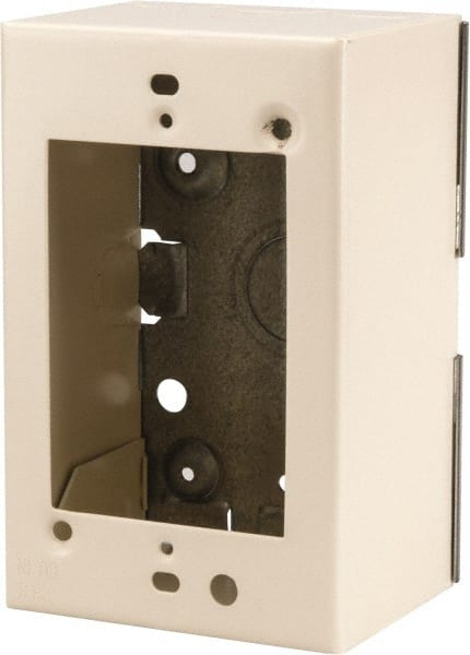 Electrical Device Box: Steel, Rectangle, 4-5/8