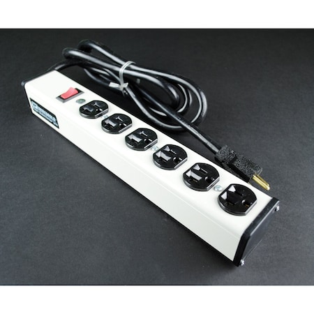 Outlet Strip, SJT, 5-20P, 15 ft., White MPN:ULB620-15