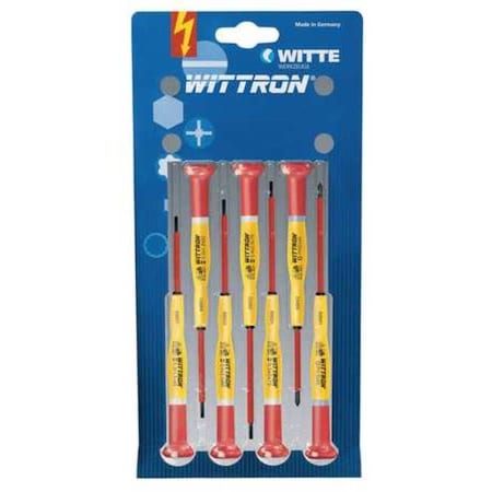 Insulated Precision Driver Set, Slotted/Phillips, 7 pcs MPN:9T 89377