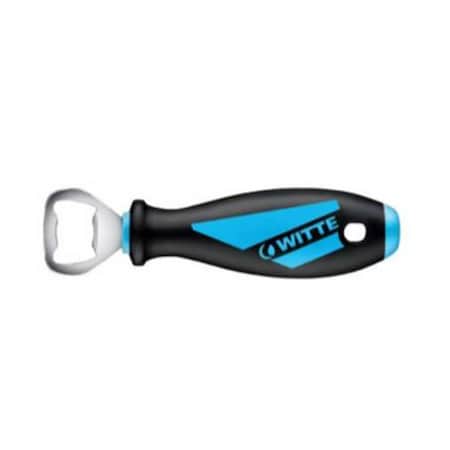 Bottle Opener, 6-5/16 In L, Stl, Grey/Blue MPN:9T 967