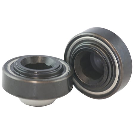 Roller Ball Bearing, CB504B Industry Number, Single Sealed Closure, 11/16 in Bore Dia, Steel MPN:CB504B