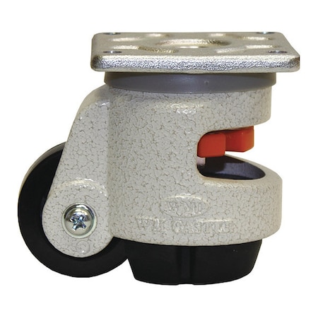 Roll/Set Leveling Caster, Load Rating 300 lbs, Plate Mounted MPN:WGD-60F