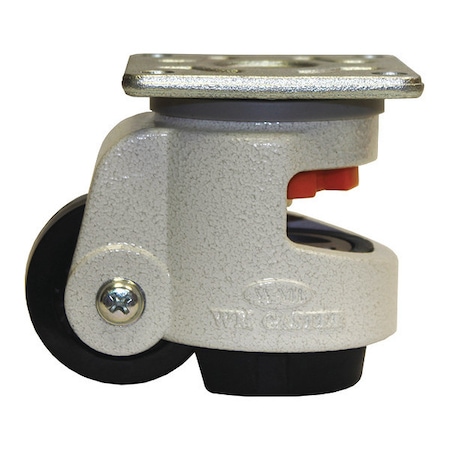 Roll/Set Leveling Caster, Load Rating 600 lbs, Plate Mounted MPN:WGD-80F