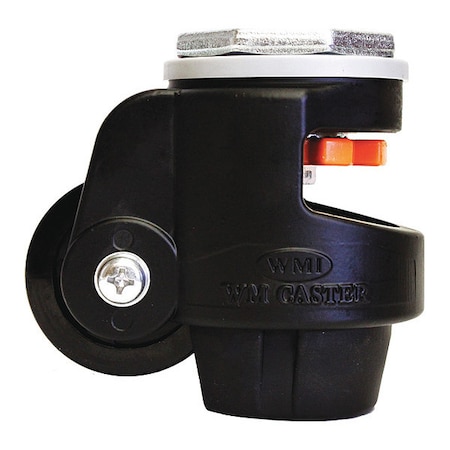 Roll/Set Leveling Caster, Load Rating 825 lbs, M16 Stem Mounted MPN:WMI-100S-BLK